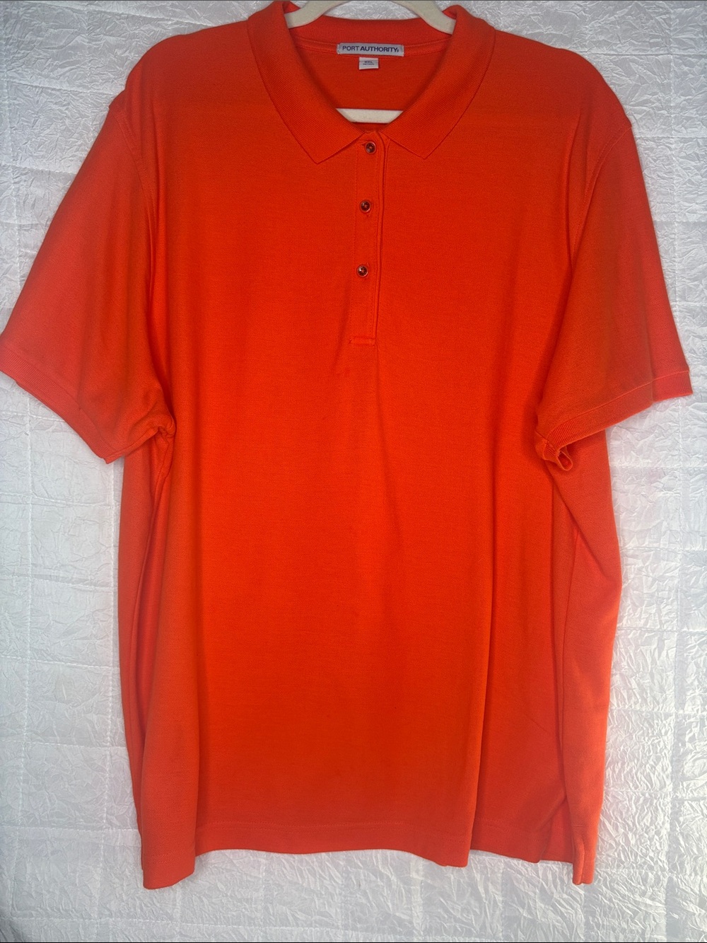 Port Authority Bright Orange Men's Polo Shirt